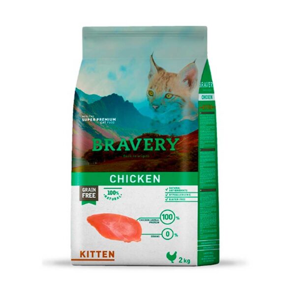 Bravery Chicken Kitten 2 KG