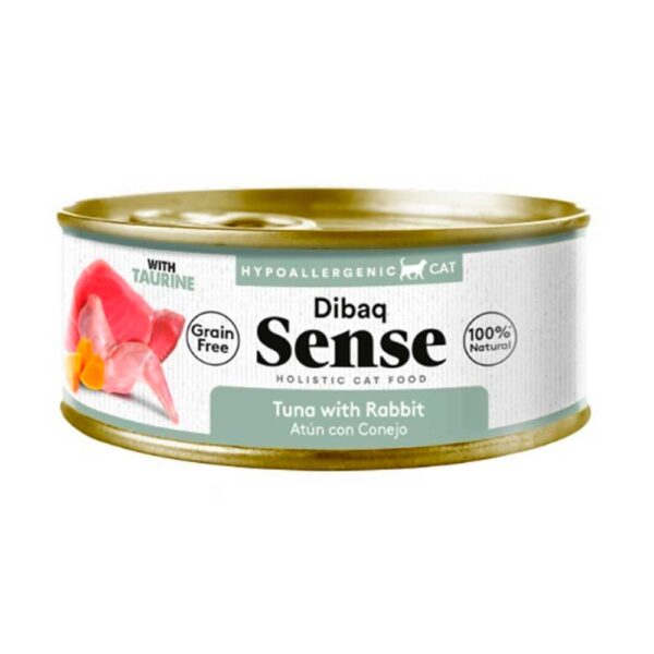 Lata Sense Gato Grain Free Atún Y Conejo 70 G
