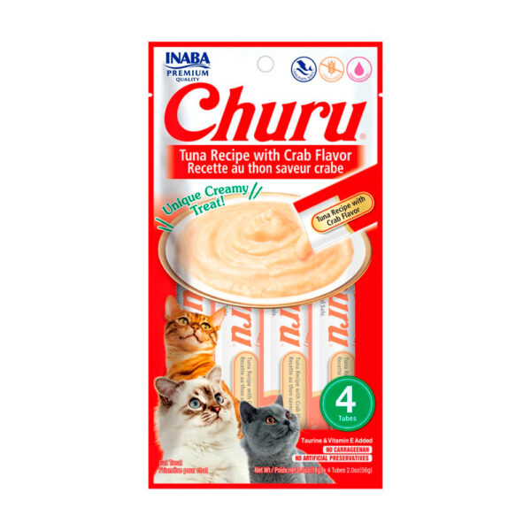 Churu Gato Atún Con Cangrejo 4 Tubos
