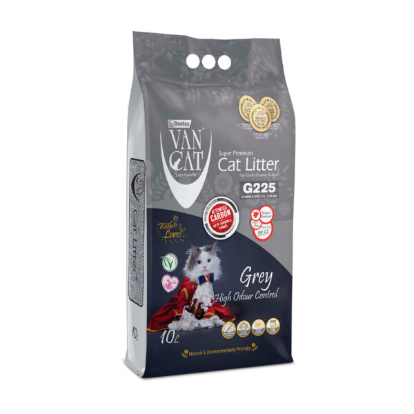 Arena Van Cat® Grey Carbón Activo 8.5 Kg
