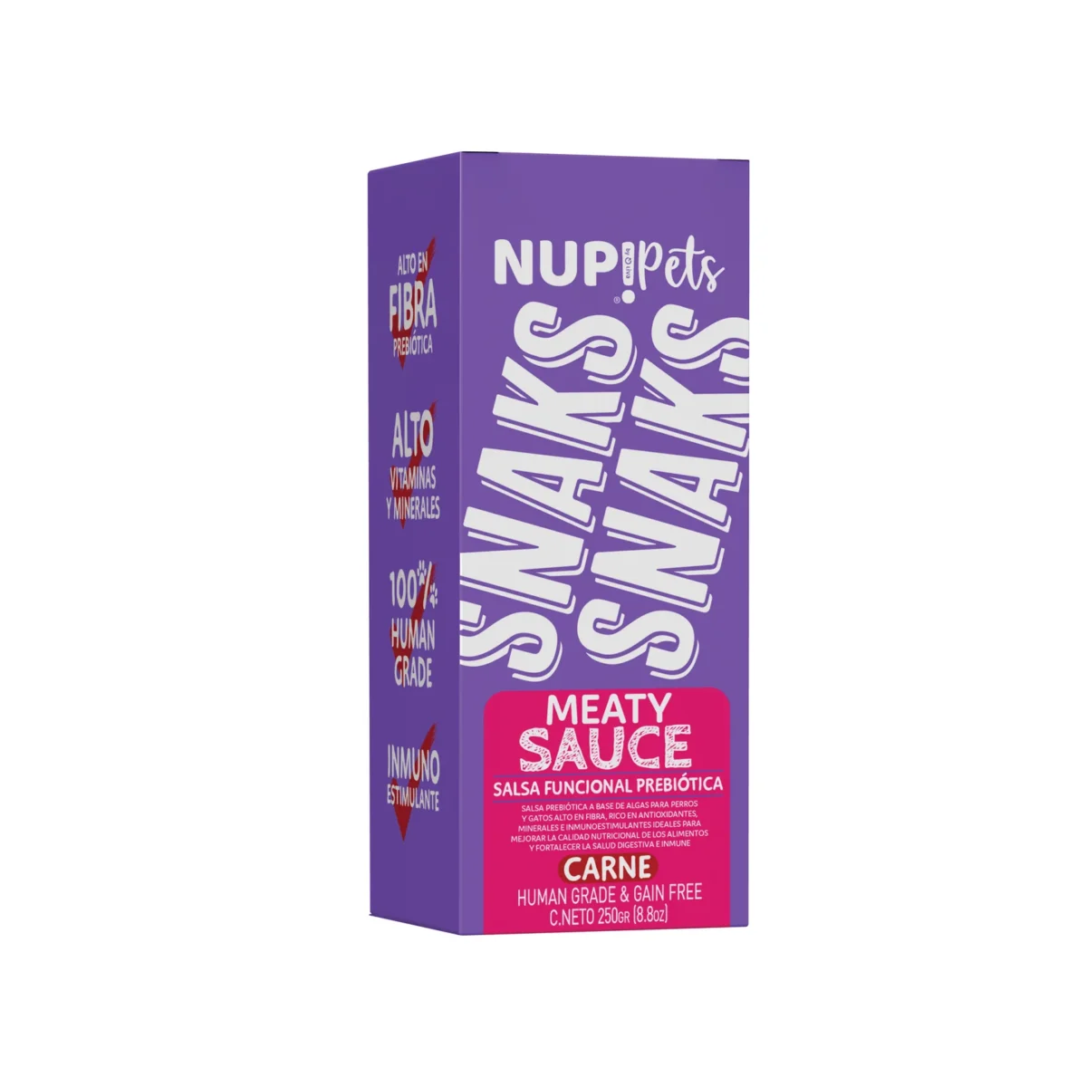 Nup! Pets Salsa Meaty Carne 250gr - Imagen 1